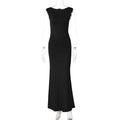 The Amalfi Slim Fit Pleated Maxi Dress